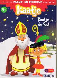 Kleur- en prikblok Kaatje en de Sint