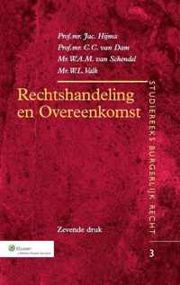 Studiereeks burgerlijk recht 003 - Rechtshandeling en overeenkomst