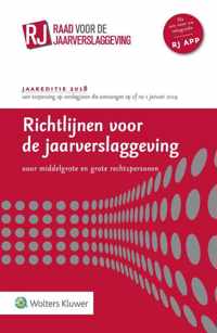 Richtlijnen voor de jaarverslaggeving 2018