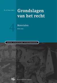 Boom Juridische studieboeken - Grondslagen van het recht 4 materialen