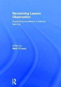 Reclaiming Lesson Observation