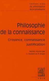 Textes Cles de la Philosophie de la Connaissance