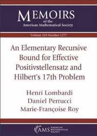 An Elementary Recursive Bound for Effective Positivstellensatz and Hilbert's 17th Problem