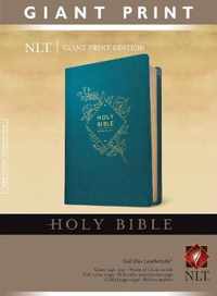 NLT Holy Bible, Giant Print (Red Letter, LeatherLike, Teal B