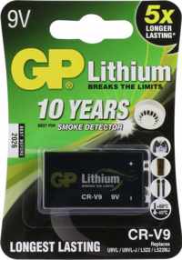 GP Lithium 9V batterij