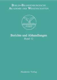 Berichte und Abhandlungen, Band 12