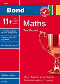 Bond 11+ Test Papers Maths Multiple-Choice Pack 2