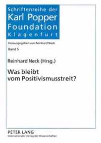 Was Bleibt Vom Positivismusstreit?