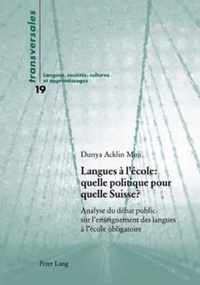 Langues à l'école : quelle politique pour quelle Suisse?