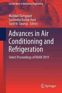 Advances in Air Conditioning and Refrigeration