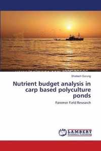 Nutrient budget analysis in carp based polyculture ponds