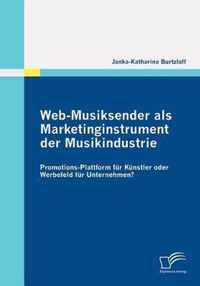 Web-Musiksender als Marketinginstrument der Musikindustrie