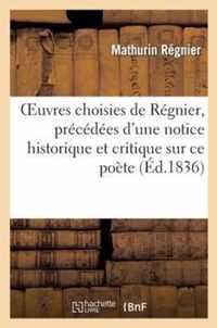 Oeuvres Choisies de Regnier