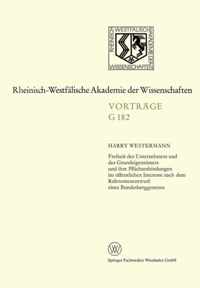 Freiheit Des Unternehmers Und Des Grundeigentumers Und Ihre Pflichtenbindungen Im OEffentlichen Interesse Nach Dem Referentenentwurf Eines Bundesberggesetzes