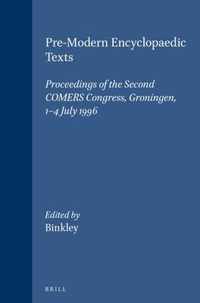 Pre-Modern Encyclopaedic Texts