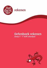 Rekenen Groep 4 Oefenboek - 1e helft schooljaar - Citotoets oefenboek groep 4 (M4) voor het onderdeel rekenen - Ook geschikt voor de IEP-toets M4 - Aandacht voor Rekenen