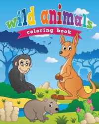 Wild Animals Coloring Book