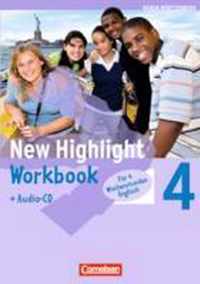 New Highlight  4: 8. Schuljahr Werkrealschulen (4 Wochenstunden). Workbook Baden-Württemberg