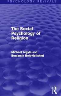 The Social Psychology of Religion