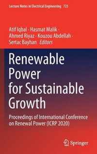 Renewable Power for Sustainable Growth