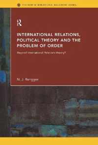 International Relations, Political Theory and the Problem of Order