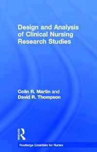 Design and Analysis of Clinical Nursing Research Studies