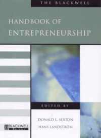 The Blackwell Handbook of Entrepreneurship