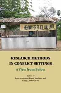 Research Methods in Conflict Settings