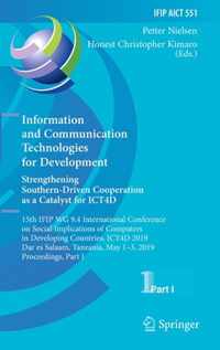 Information and Communication Technologies for Development. Strengthening Southern-Driven Cooperation as a Catalyst for ICT4D