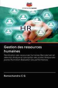 Gestion des ressources humaines