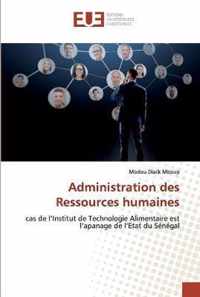 Administration des Ressources humaines