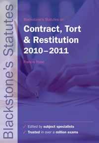 Blackstone's Statutes On Contract, Tort And Restitution