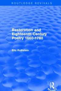 Restoration and Eighteenth-century Poetry 1660-1780