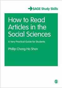 How to Read Journal Articles in the Social Sciences