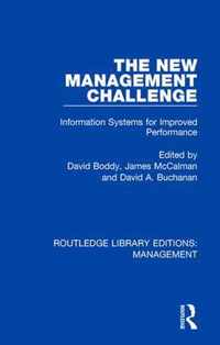 The New Management Challenge: Information Systems for Improved Performance