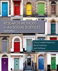 Research Methods in the Social Sciences