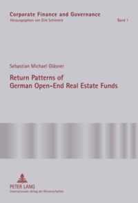 Return Patterns of German Open-End Real Estate Funds