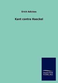 Kant contra Haeckel