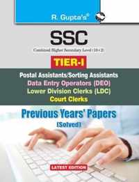 Ssc Combined Higher Secondary Level (10+2) Ldc / Data Entry Operator