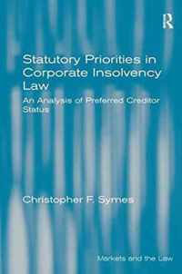 Statutory Priorities in Corporate Insolvency Law