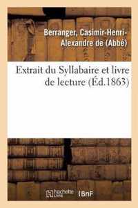 Extrait Du Syllabaire Et Livre de Lecture