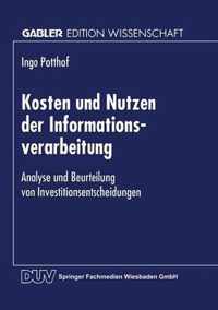 Kosten Und Nutzen Der Informationsverarbeitung