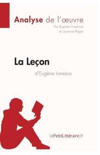 La Lecon d'Eugene Ionesco (Analyse de l'oeuvre)