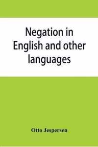 Negation in English and other languages