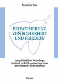 Privatisierung von Sicherheit und Frieden?