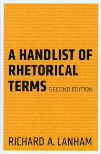 A Handlist of Rhetorical Terms