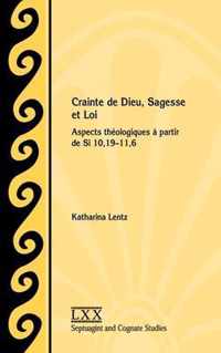 Crainte de Dieu, Sagesse et Loi