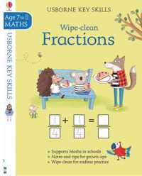 USBORNE KEY SKILLS Wipe-Clean FRACTIONS Age 7-8 years