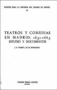 Teatros y Comedias en Madrid 1651-65