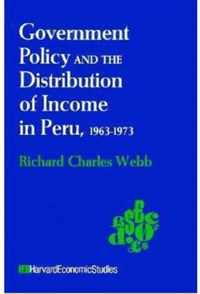 Government Policy and the Distribution of Income in Peru, 1963-1973